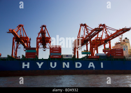 Porto di Vancouver dal Coal Harbour, British Columbia, Canada. Foto Stock