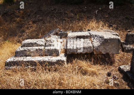 Leontinoi, tomba greca Foto Stock