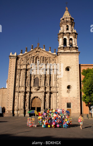 Il Templo del Carmen chiesa nella città di San Luis de Potosí, Messico Foto Stock