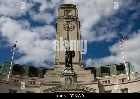 Luton town center high street Bedfordshire England Regno unito Gb Foto Stock