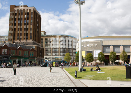 Luton town center high street Bedfordshire England Regno unito Gb Foto Stock