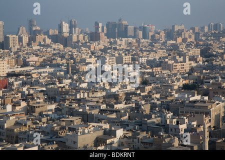 Manama Bahrain città alta vantage point Foto Stock