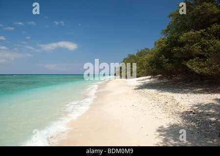 Indonesia, Lombok, Gili Trawangan, spiaggia vuota Foto Stock