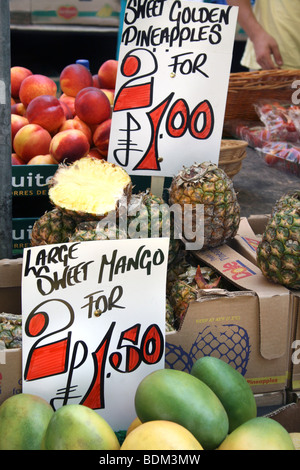 Mercato della frutta Oxford Inghilterra Foto Stock