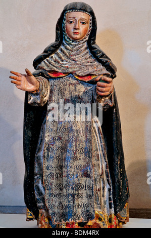 Spagna, San Giacomo modo: Santa Rosa de Lima nel museo della chiesa Iglesia de San Pedro a Fromista Foto Stock