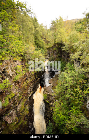 Cascate di Measach, Corrieshalloch, Wester Ross, Scozia Foto Stock