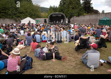 Greenman cafe stage presso il Greenman festival 2009, Glanusk Park, Brecon Galles Foto Stock