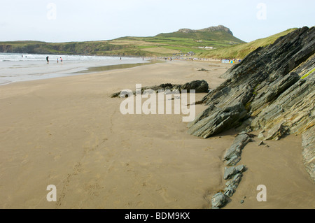 Whitesands Beach, Pembrokeshire, Galles Foto Stock