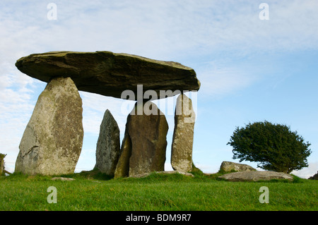 Pentre Ifan sepoltura camera, Pembrokeshire, Galles Foto Stock