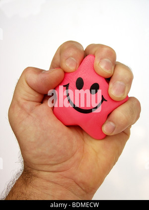 Fluffy star per lo stress Foto Stock