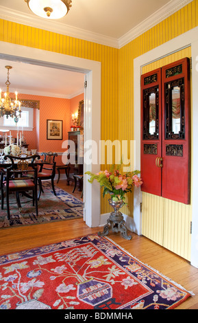 Vetrina Home Ingresso e sala da pranzo interno Foto Stock