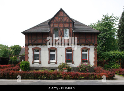 Dortmund-Eving, Alte Kolonie Eving, Doppelhaus Foto Stock