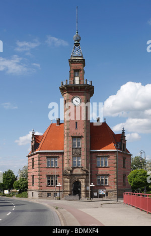 Dortmund, Altes Hafenamt, Fassade Foto Stock