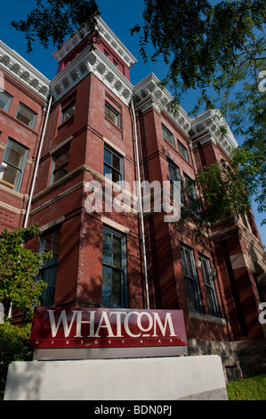 La Whatcom Museo di Storia e Arte si trova nel centro cittadino di Bellingham propone la raffinata arte e storia regionale. Foto Stock