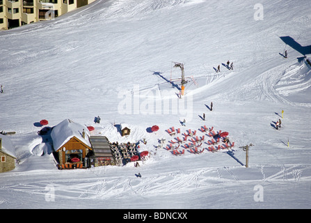 La stazione di sci di Isola 2000 Alpes-maritimes 06 PACA Francia Europa Foto Stock