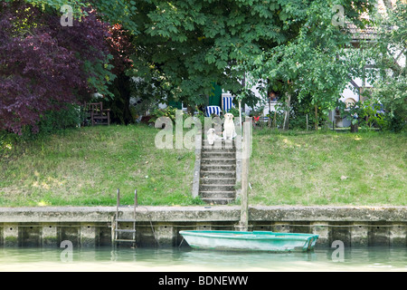 Fiume marne francia Foto Stock