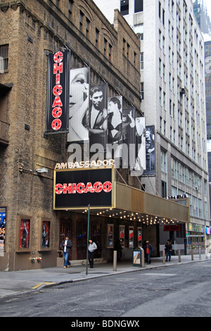 'Chicago' al Teatro Ambassador, 49th Street, New York. Foto Stock