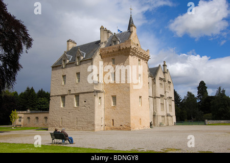 Brodie Castle nei pressi di Inverness. Grampian regione. La Scozia. Regno Unito Foto Stock