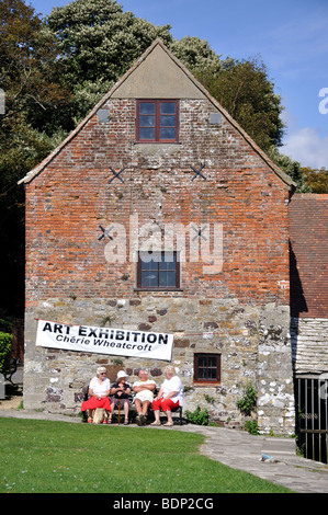 Place Mill, Christchurch Quay, Christchurch, Dorset, England, Regno Unito Foto Stock