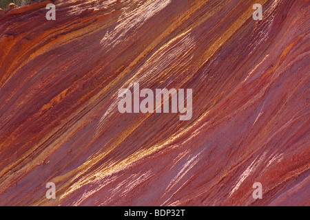 Ocra quarrries, Roussillon, dipartimento di Vaucluse Provence, Francia Foto Stock