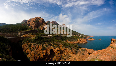 Esterel Massif, Provence-Cote d'Azur, Département du Var, Francia, Europa Foto Stock