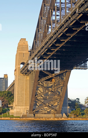 Walk-in pilone del Ponte del Porto di Sydney, Australia Foto Stock