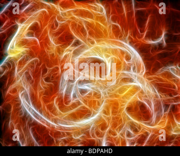 Fire composizione astratta Foto Stock