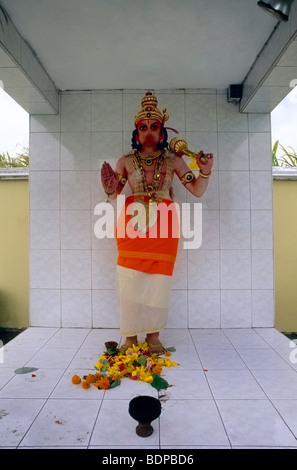 Savanne Maurizio Tempio Tamil Statua di Hanuman dio indù Foto Stock