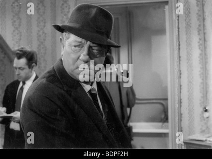 Maigret voit rouge Anno: 1963 Regia: Gilles Grangier Jean Gabin Foto Stock