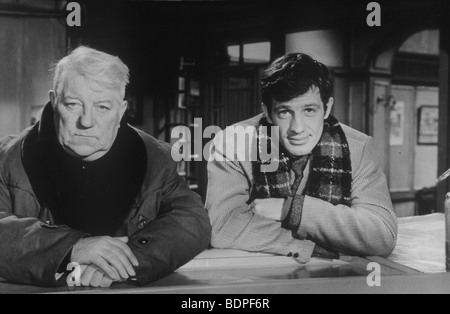 Nazioni Unite lo strinare en hiver Anno: 1962 Regia: Henri Verneuil Jean Gabin, Jean-Paul Belmondo Foto Stock