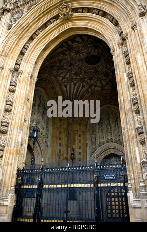 I sovrani Ingresso alla House of Lords a Londra. Foto di Gordon Scammell Foto Stock