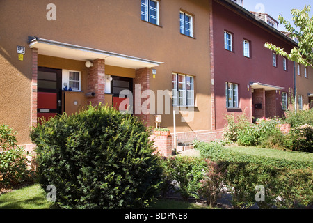 Grosssiedlung Britz - Hufeisensiedlung, Berlino, Germania Foto Stock