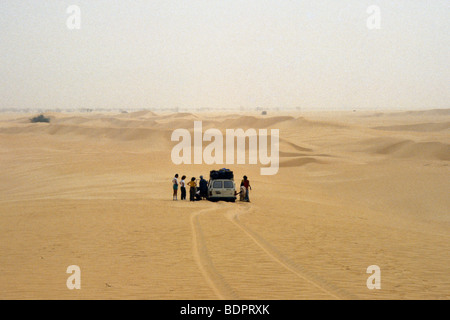 La Mauritania, la trazione a quattro ruote motrici Foto Stock