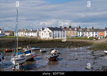 Isola di Whithorn Harbour, il Machars, Dumfries and Galloway, Scozia Foto Stock