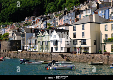 La storica ' bayards cove ' in Dartmouth, Devon, Regno Unito Foto Stock