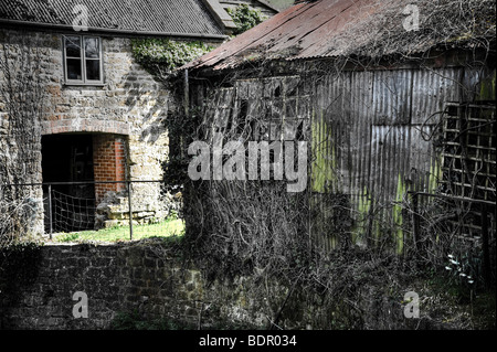 Fattoria rurale edifici nel Dorset Inghilterra Foto Stock