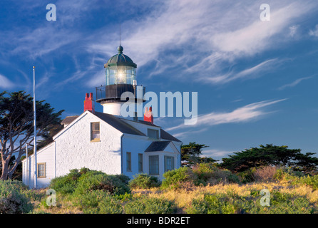 Point Pinos Lighthouse. Pacific Grove, California Foto Stock