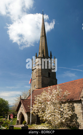 Regno Unito, Gloucestershire, Foresta di Dean, Ruardean, chiesa di San Giovanni Battista Foto Stock