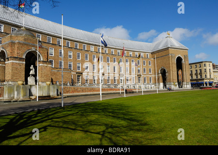 Il Municipio, precedentemente conosciuta come la Casa del Consiglio, al College Green Bristol England Regno Unito Foto Stock