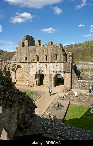 Tintern Abbey in Monmouthshire Galles del Sud Foto Stock