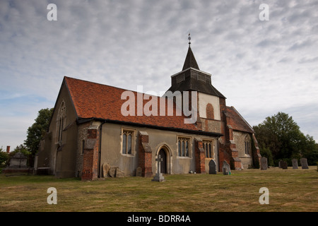 La Chiesa di San Nicola, Fyfield, Essex, Regno Unito Foto Stock