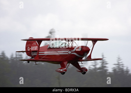 Pitts S-2A due speciali sedile biplano acrobatico Foto Stock