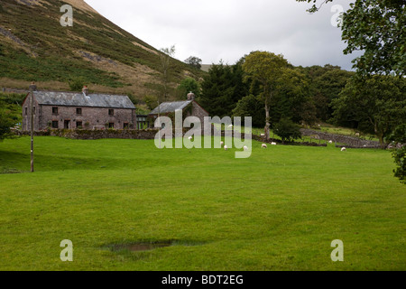 Agriturismo. Parco Nazionale di Brecon Beacons. Il Galles. Regno Unito. Europa Foto Stock