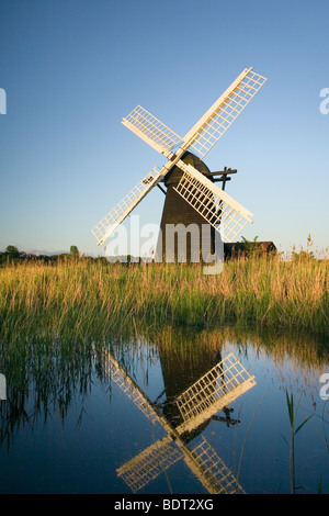 Herringfleet Windpump Foto Stock