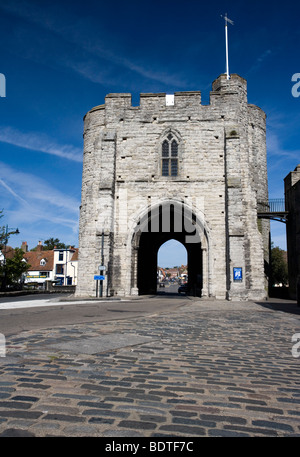 Westgate Towers in Canterbury ,Kent, Regno Unito. Foto Stock