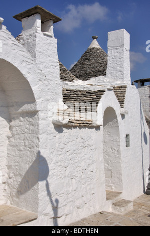 I Trulli di Alberobello, Alberobello, provincia di Bari, Puglia, Italia Foto Stock