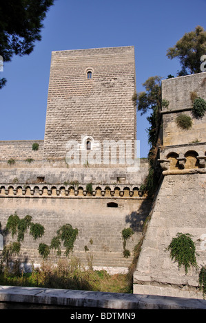 Castello Normanno Svevo di Bari e provincia di Bari, Puglia, Italia Foto Stock