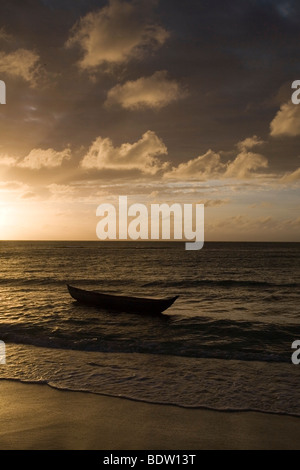 Abendstimmung am Strand von Nosy Nato, Madagascar, Afrika, spiaggia von Nosy, Madagascar, Africa Foto Stock