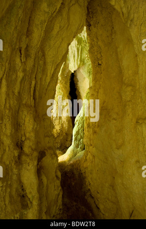 Arco di roccia in Waitomo, Nuova Zelanda Foto Stock