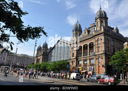 Europa orientale, Ungheria, Budapest, Nyugati stazione ferroviaria Foto Stock